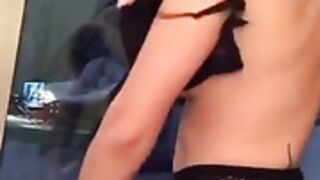 Rainey James 2018-01-10 DP Dildo