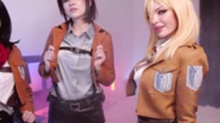 zzzirael cherry_acid attack on titan cosplay