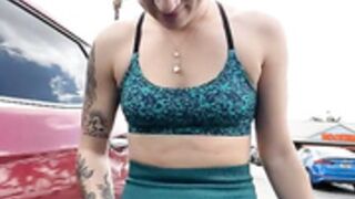 cutiepiemaryxx - public gym show blowing husband