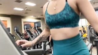 cutiepiemaryxx - public gym show blowing husband