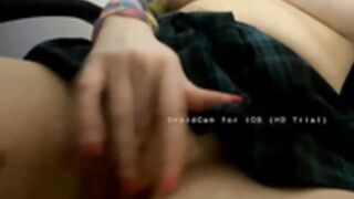 ovelymila 220422 PVTspy pussy spreads, bare tits, funny