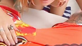 Madison morgan gives her bestfriend bj