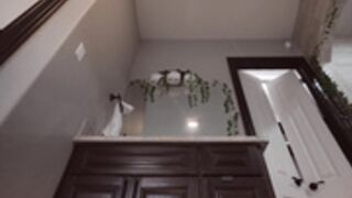 bgtitgthgg in her way to the romantic bath