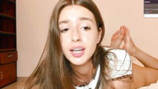 Coy_Amina bottomless jumps 1 on Day 317