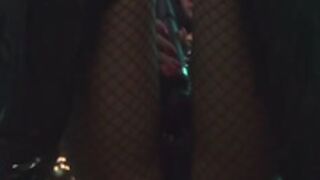 Mariarty Alwayssomewhere Dance in Black Corset and Wig