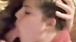 Coworker gives blowjob