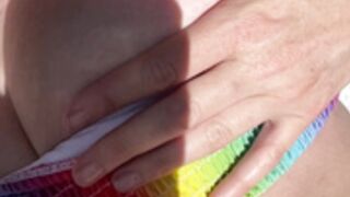 Diora B@ird at the beach