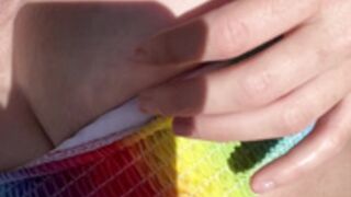 Diora B@ird at the beach