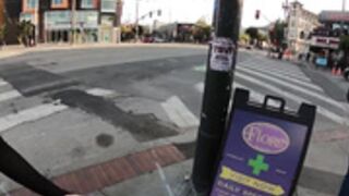 Shy Goth C String in Public