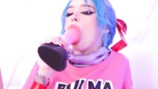 Purple Bitch: Bulma Dragon Ball Cosplay