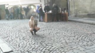 Naomia Naked in Public