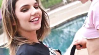Dare Taylor & Kennie Leighh - Having Fun Poolside