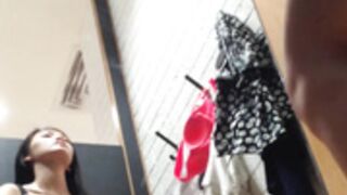 Hidden Cam Beautiful Lady Fitting Bra