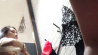 Hidden Cam Beautiful Lady Fitting Bra