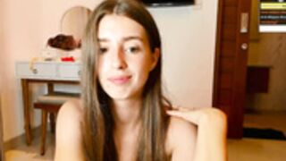 Coy_Amina no panties spins in skirt on Day 320