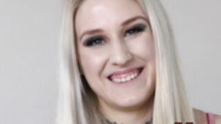 Hungarian girl likes to be a slave at casting