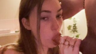 Lacy lotus sensual kissing blowjob, with fucking