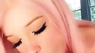 Belledelphine premium onlyfans suck dildo video