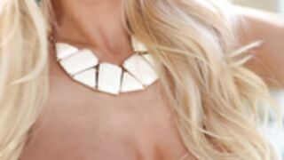 Lindsey Pelas in a hot tub