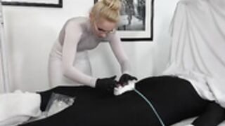 Femdom doctor castrate