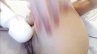 PureDream white hitachi cum show