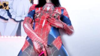Lil_Lin Slutty Asian Spidergirl