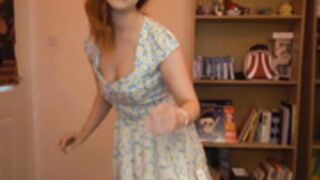 AutomicBlue trying on dresses