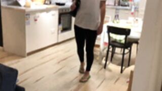 IviRoses Exhibitionist Public Nudity – Risky IKEA anal