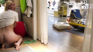 IviRoses Exhibitionist Public Nudity – Risky IKEA anal