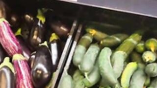 IviRoses – Fucked Cucumber Left in Supermarket