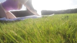 Romi rain : morning on castle grounds