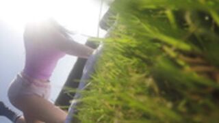 Romi rain : morning on castle grounds