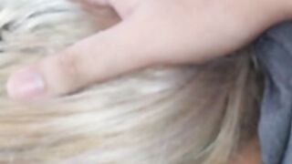 Saskia loves blowing me