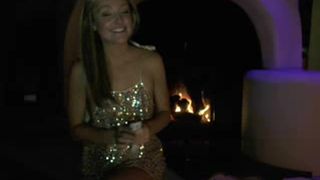 MJ gold dress