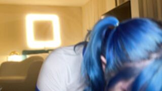 Jewelz Blu - Pigtail Cutie Facialized in Hotel POV