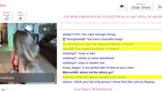 Melina Twitch Camwhore Topless with friends Compilation