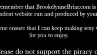 Brokelyne Briar Schoolgirl Footjob