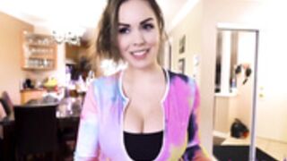 immeganlive- son helps mom stretch ends in assjob