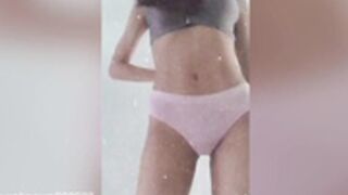 Malay Muslim girl in red llingerie