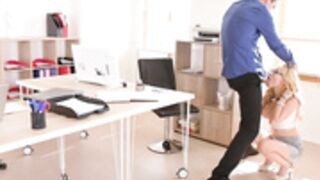 021 Natasha Teen ass fucked in handcuffs on the office