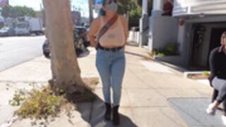 Perridotspalmtree underboob public walk