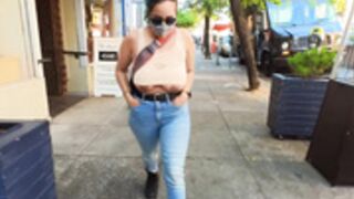 Perridotspalmtree underboob public walk