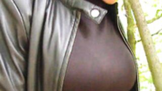 Hot Leather Babes - Katharina - Brown and Shiny
