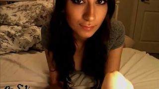 Ginny Whispers - Blows A Dildo On Her Bed