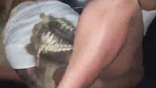VikingBarbie lesbian threesome in a car