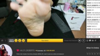 hayley roberts latina milf feet