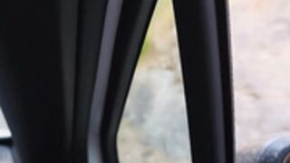 @LanaAndAlex driving topless