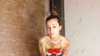Coy_amina 180622 colourful shower show