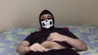 Guatemalan porn model Rave 502 touches his big cock