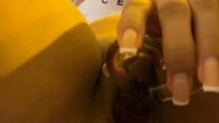 Steph Lima - Glass dildo play